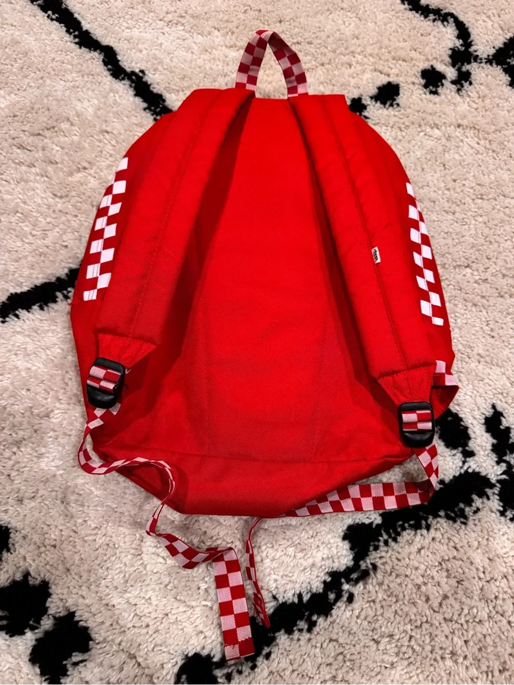 Vans bright red
